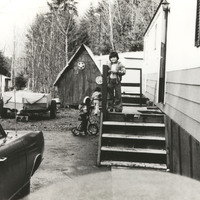 Children in mobile home park